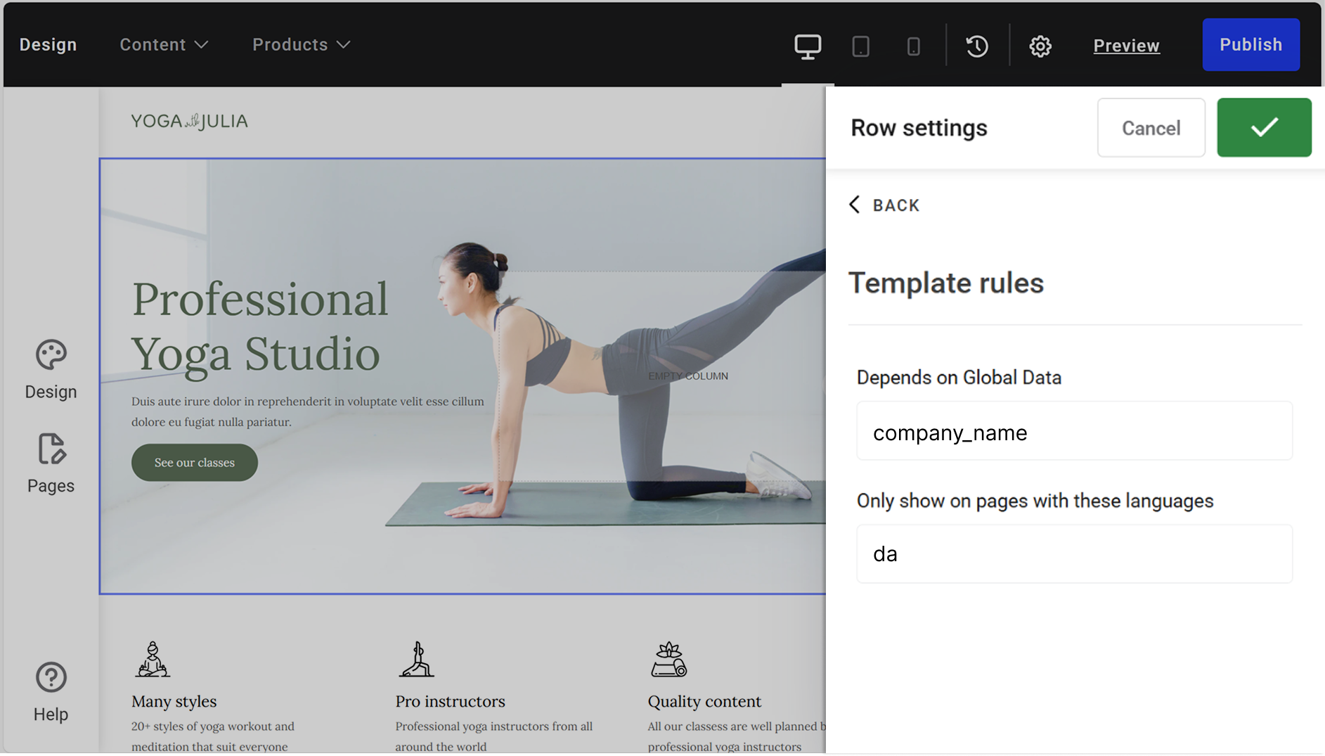 Template Rules - company-name (from template ID 1282939 Mono Charity Yoga with Julia).png